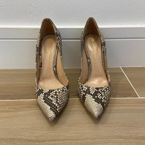 Gianvito Rossi Snakeskin Heels